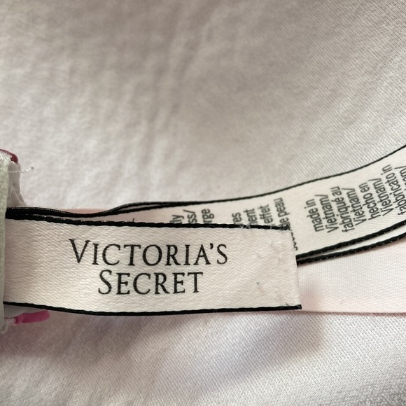 Victoria’s Secret 32C bra t-shirt lightly lined no underwire pink white orange - Picture 4 of 7
